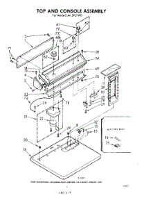 02 - Top And Console parts for Whirlpool Dryer LAI5921W0 / from AppliancePartsPros.com