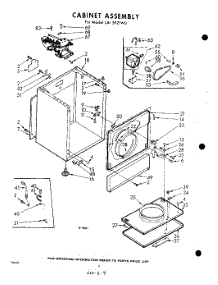 04 - Cabinet parts for Whirlpool Dryer LAI5921W0 / from AppliancePartsPros.com
