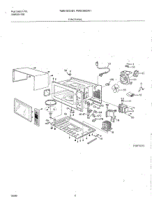 07 - Functional Parts parts for Frigidaire Microwave FMB136G1B1 / from AppliancePartsPros.com