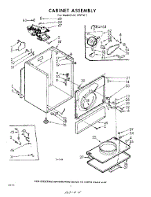 04 - Cabinet parts for Whirlpool Dryer LAI5921W1 / from AppliancePartsPros.com