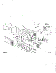 09 - Body parts for Frigidaire Microwave FMB136G1W1 / from AppliancePartsPros.com