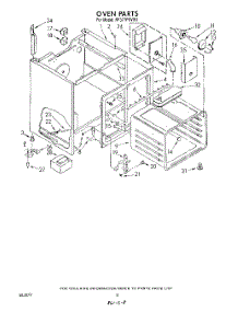06 - Section parts for Whirlpool Range RF377PXVN1 / from AppliancePartsPros.com