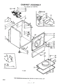 04 - Cabinet parts for Whirlpool Dryer LAI7501W2 / from AppliancePartsPros.com