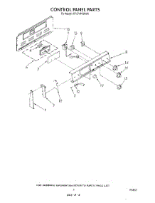 03 - Control Panel parts for Whirlpool Range RF377PXWN0 / from AppliancePartsPros.com