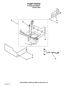 03 - Pump Parts parts for Kitchenaid Ice Machine KUIC15NRXS1 / from AppliancePartsPros.com