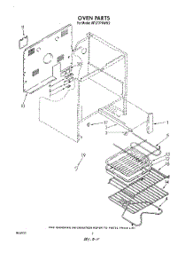 05 - Oven , Lit / Optional parts for Whirlpool Range RF377PXWN2 / from AppliancePartsPros.com