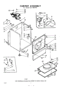 04 - Cabinet parts for Whirlpool Dryer LAI7881W0 / from AppliancePartsPros.com