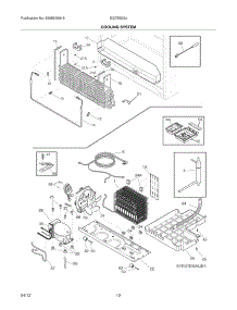 11 - Cooling System parts for Frigidaire Refrigerator EI27BS26JSB / from AppliancePartsPros.com