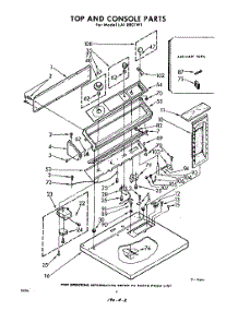 02 - Top And Console parts for Whirlpool Dryer LAI8801W1 / from AppliancePartsPros.com