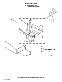 03 - Pump Parts parts for Kitchenaid Ice Machine KUIC15PLXS2 / from AppliancePartsPros.com
