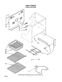05 - Unit, Lit / Optional parts for Whirlpool Range RF377PXXN2 / from AppliancePartsPros.com