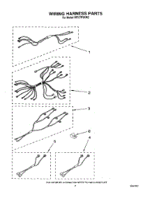07 - Wiring Harness parts for Whirlpool Range RF377PXXN2 / from AppliancePartsPros.com