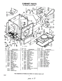 04 - Cabinet parts for Whirlpool Dryer LAI9811W0 / from AppliancePartsPros.com