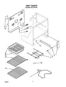 05 - Unit, Lit / Optional parts for Whirlpool Range RF377PXYN0 / from AppliancePartsPros.com