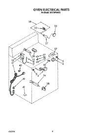 06 - Oven Electrical parts for Whirlpool Range SF375PEWN3 / from AppliancePartsPros.com
