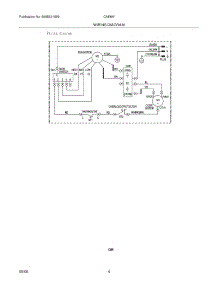 04 - Wiring Diagram parts for Frigidaire Air Conditioner CAE6M11 / from AppliancePartsPros.com