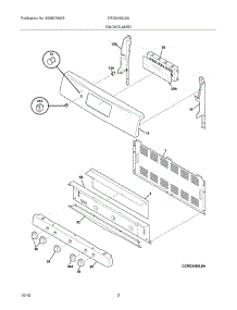 03 - Backguard parts for Frigidaire Range CRG3490LSA / from AppliancePartsPros.com