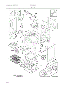 07 - Body parts for Frigidaire Range CRG3490LSA / from AppliancePartsPros.com