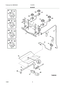 05 - Burner parts for Frigidaire Range FLF337EUF / from AppliancePartsPros.com
