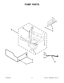 03 - Pump Parts parts for Kitchenaid Ice Machine KUIO18NNXS2 / from AppliancePartsPros.com