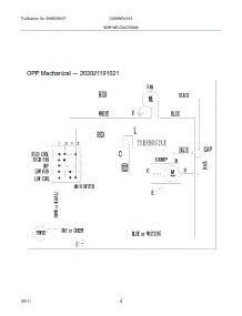 04 - Wiring Diagram parts for Frigidaire Air Conditioner CAE6MR410A10 / from AppliancePartsPros.com