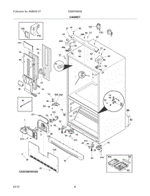 07 - Cabinet parts for Frigidaire Refrigerator EI28BS65KS6 / from AppliancePartsPros.com