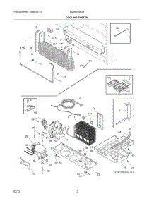 11 - Cooling System parts for Frigidaire Refrigerator EI28BS65KS6 / from AppliancePartsPros.com