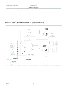 04 - Wiring Diagram parts for Frigidaire Air Conditioner CAE8MR410A11 / from AppliancePartsPros.com