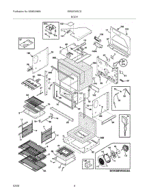 05 - Body parts for Frigidaire Oven EW30EW5CGS4 / from AppliancePartsPros.com