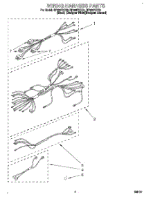 04 - Wiring Harness parts for Whirlpool Range RF385PXDZ0 / from AppliancePartsPros.com