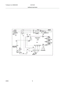 06 - Wiring Diagram parts for Frigidaire Air Conditioner CAHE12ER13 / from AppliancePartsPros.com