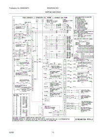 14 - Wiring Diagram parts for Frigidaire Oven EW30EW6CGS1 / from AppliancePartsPros.com