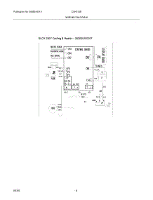 04 - Wiring Diagram parts for Frigidaire Air Conditioner CAHE12ERA / from AppliancePartsPros.com