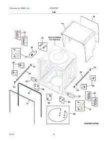 07 - Tub parts for Frigidaire Dishwasher EIDW5705PS0A / from AppliancePartsPros.com