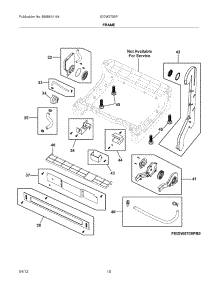 11 - Frame parts for Frigidaire Dishwasher EIDW5705PS0A / from AppliancePartsPros.com