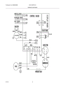 04 - Wiring Diagram parts for Frigidaire Air Conditioner CAHE12ERR410A13 / from AppliancePartsPros.com