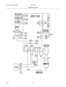 04 - Wiring Diagram parts for Frigidaire Air Conditioner CAHE18ER0 / from AppliancePartsPros.com