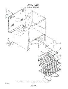 07 - Oven(Continued) parts for Whirlpool Range RF385PXWN1 / from AppliancePartsPros.com