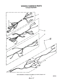 05 - Wiring Harness parts for Whirlpool Range RF385PXWN2 / from AppliancePartsPros.com