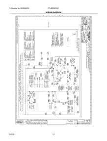 12 - Wiring Diagram parts for Frigidaire Washer Dryer Combo CFLE2022MW1 / from AppliancePartsPros.com