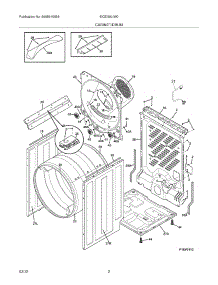 03 - Cabinet / Drum parts for Frigidaire Dryer EIGD50LIW0 / from AppliancePartsPros.com