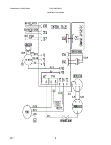 04 - Wiring Diagram parts for Frigidaire Air Conditioner CAHE18ERR410A12 / from AppliancePartsPros.com