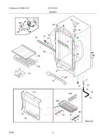 05 - Cabinet parts for Frigidaire Freezer EILFU21GS1 / from AppliancePartsPros.com