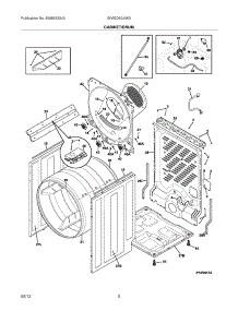 03 - Cabinet / Drum parts for Frigidaire Dryer EIMGD60JIW3 / from AppliancePartsPros.com