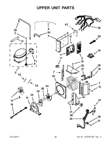 13 - Upper Unit Parts parts for Kitchenaid Refrigerator KSSC42QTS17 / from AppliancePartsPros.com