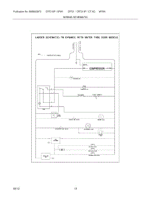 10 - Wiring Schematic parts for Frigidaire Refrigerator CRT215PW1 / from AppliancePartsPros.com