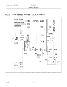 04 - Wiring Diagram parts for Frigidaire Air Conditioner CAHE8ER0 / from AppliancePartsPros.com