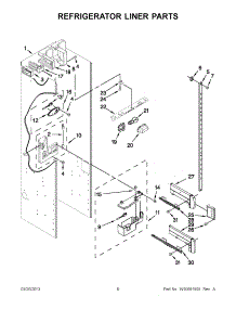 03 - Refrigerator Liner Parts parts for Kitchenaid Refrigerator KSSC48FTS17 / from AppliancePartsPros.com