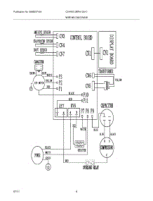 04 - Wiring Diagram parts for Frigidaire Air Conditioner CAHWE12ER410A10 / from AppliancePartsPros.com