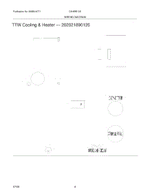 04 - Wiring Diagram parts for Frigidaire Air Conditioner CAHWE12ERA / from AppliancePartsPros.com